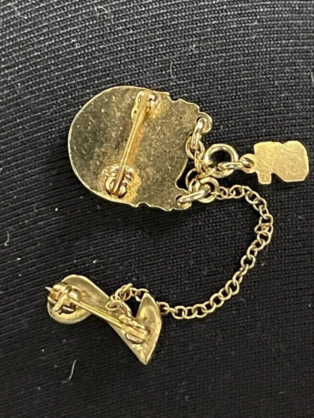 Vtg ELKS BPO DOES Benevolent Protective Order 5 Year Double Pin Lapel Music Note